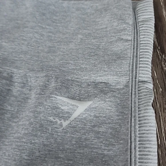 Gymshark Amplify Ombré High Waisted Seamless Leggings Light Gray Ivory White XS - Picture 8 of 12